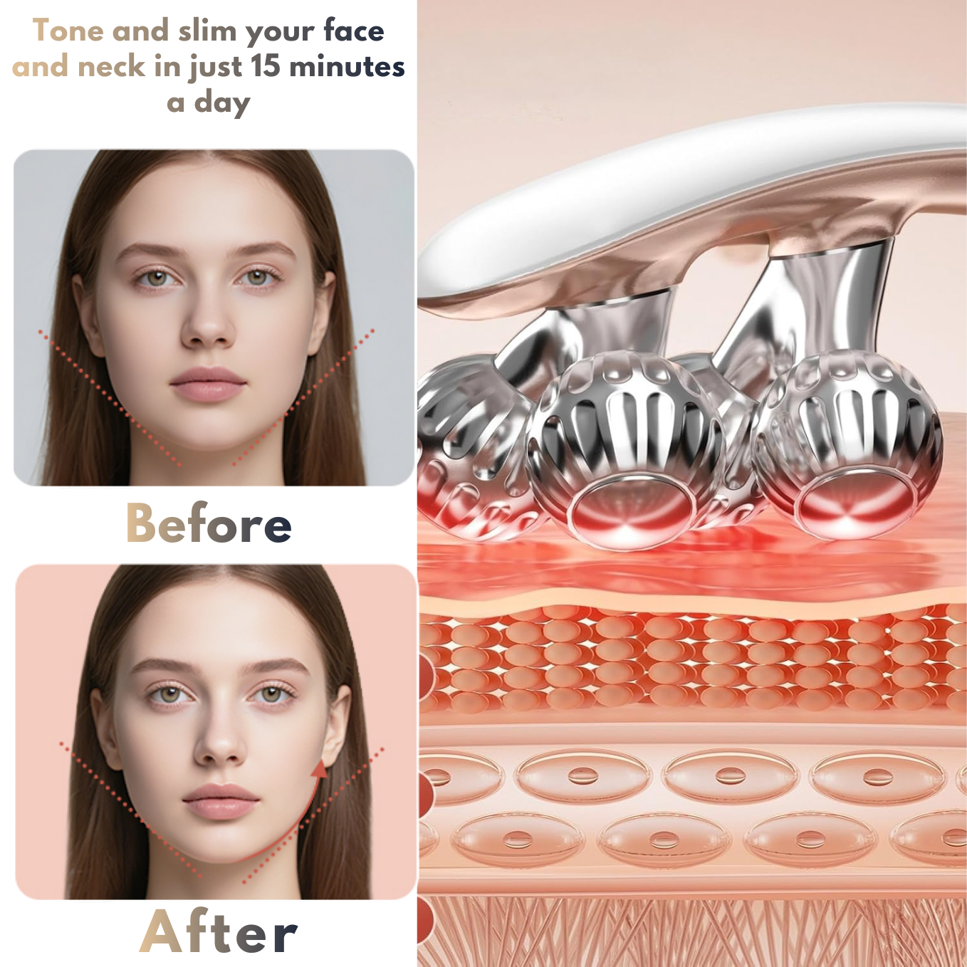 V-Sculpt Pro™ 3-in-1 Facial Massager